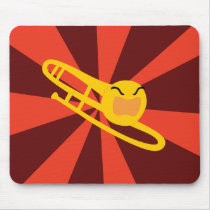 Raging Trombone mousepads by ragingtrombones Raging Trombone mousepads