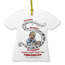 Ragtime Robert - piano t-shirt ornament