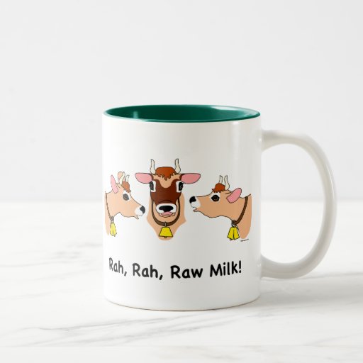 Rah, Rah, Raw Milk! Mugs Zazzle