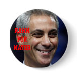 RAHM FOR MAYOR buttons