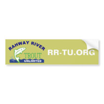 Rahway River Trout Unlimited Bumper Stickers