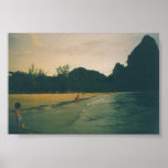 Rai Lei Beach, Krabi, Thailand Poster