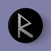 Raidho Rune grey buttons
