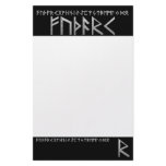 Raidho Rune grey Stationery Design