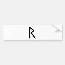 RAIDO RUNE BUMPER STICKERS