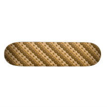 Rail Fence - Chocolate Peanut Butter Skate Deck