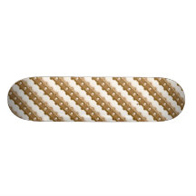 Rail Fence - Milk Chocolate and White Chocolate Skateboard Deck