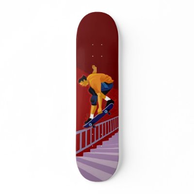 Rail Grind Skateboard by ImGEEE