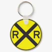 RAIL ROAD CROSSING keychains by baxiemur RAIL ROAD CROSSING keychains