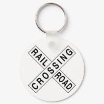 RAIL ROAD CROSSING keychains by baxiemur RAIL ROAD CROSSING keychains