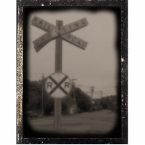 Rail Road Crossing Photo Sculpture photo sculptures by toyhouse Rail Road Crossing Photo Sculpture photo sculptures