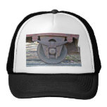 Railcar wheel hats