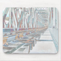 railroad bridge II mousepad by alyciakeating railroad bridge II mousepad