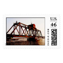 railroad bridge postage