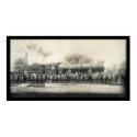 Railroad & Cavalry Photo 1907 posters