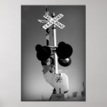 Railroad Crossing. Photo by Derrick W. Black posters
