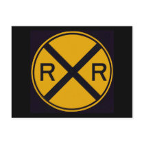 Railroad Crossing Postcards