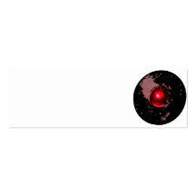 Railroad Crossing Signal Lamp Business Cards