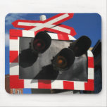 Railroad Crossing Signal Mouse Mats