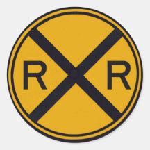 Railroad Crossing Stickers