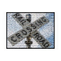 Railroad Crossing Train montage posters