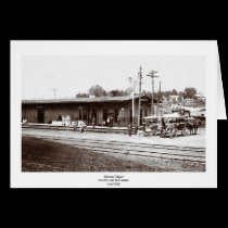 Railroad Depot McMinnville Tennessee Circi 1908 cards