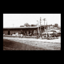 RailRoad Depot McMinnville Tennessee Circi 1908 posters