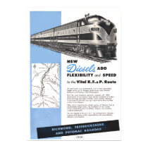 Railroad Diesels for The Vital R.F.& P. Route posters by stanrail Railroad Diesels for The Vital R.F.& P. Route posters