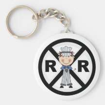 Railroad Engineer-Boy T-shirts and Gifts Key Chain