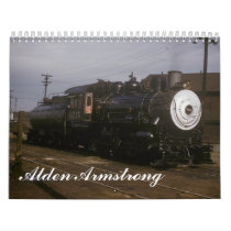 Railroad Photographs by Alden Armstrong Wall Calendar