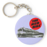 Railroad Red Ball Express Train Key Chains