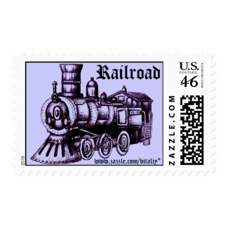 Railroad stamp design stamp