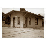 Railroad Station, Qubeck Tennessee Card