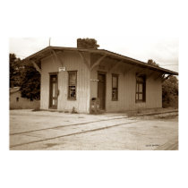 Railroad Station, Quebeck Tennessee posters