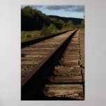 Railroad Track Poster