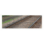 Railroad Tracks Bookmark Business Card Template