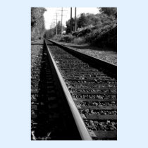 Railroad Tracks Print posters