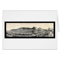 Railroad Train Panama Canal Photo 1913 cards