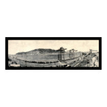 Railroad Train Panama Canal Photo 1913 posters
