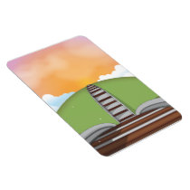Railroad Vinyl Magnet