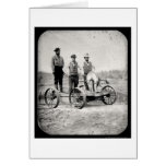 Railroad Workers Daguerreotype 1850 Greeting Card