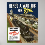 Railroad Workers Urgently Needed posters