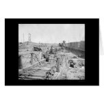 Railroad Wreckage in Manassus, VA 1862 Cards