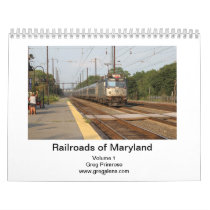 Railroads of Maryland Volume 1-Captioned Calendar