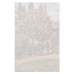 Railway Bridge At Chatou (The Pink Chestnut Trees) Stationery
