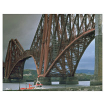 Railway bridge over the Firth of Forth near Edinbu Full Color Flyer
