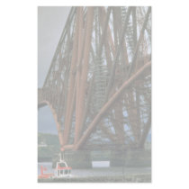 Railway bridge over the Firth of Forth near Edinbu Custom Stationery