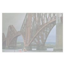 Railway bridge over the Firth of Forth near Edinbu Custom Stationery