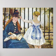 Railway by Edouard Manet Poster