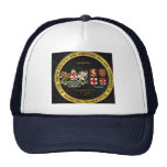 Railway company coat of arms hats